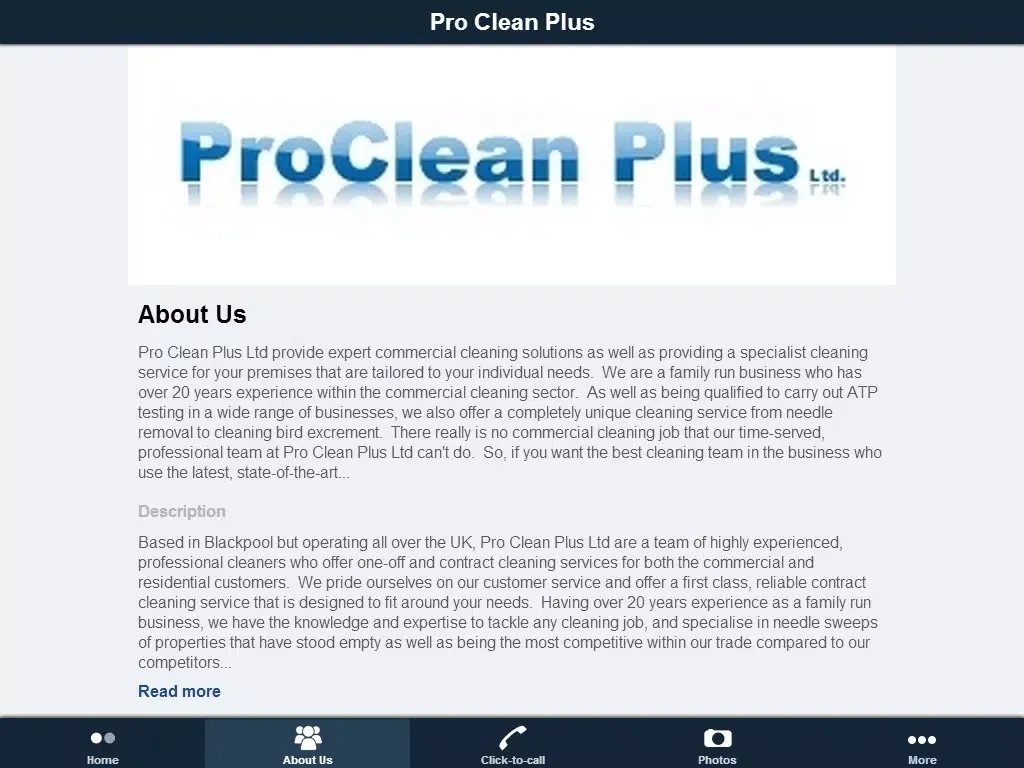 Zrzuty ekranu Pro Clean Plus iPad 