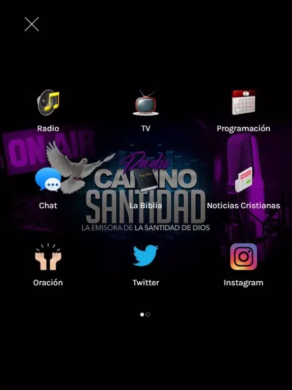 Ảnh chụp màn hình của Radio Camino Santidad iPad 