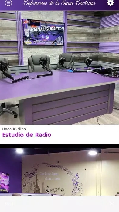 Ảnh chụp màn hình của Radio Camino Santidad