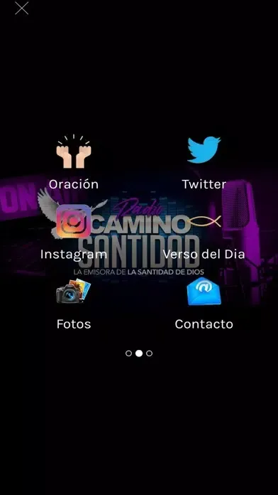 Ảnh chụp màn hình của Radio Camino Santidad
