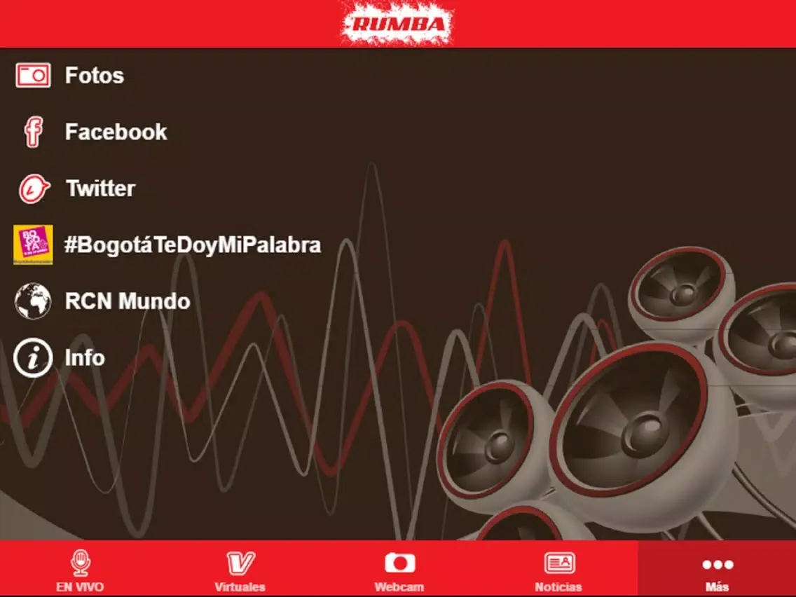 Rumba App iPad  स्क्रीनशॉट