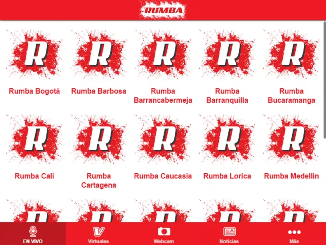 Rumba App iPad  स्क्रीनशॉट