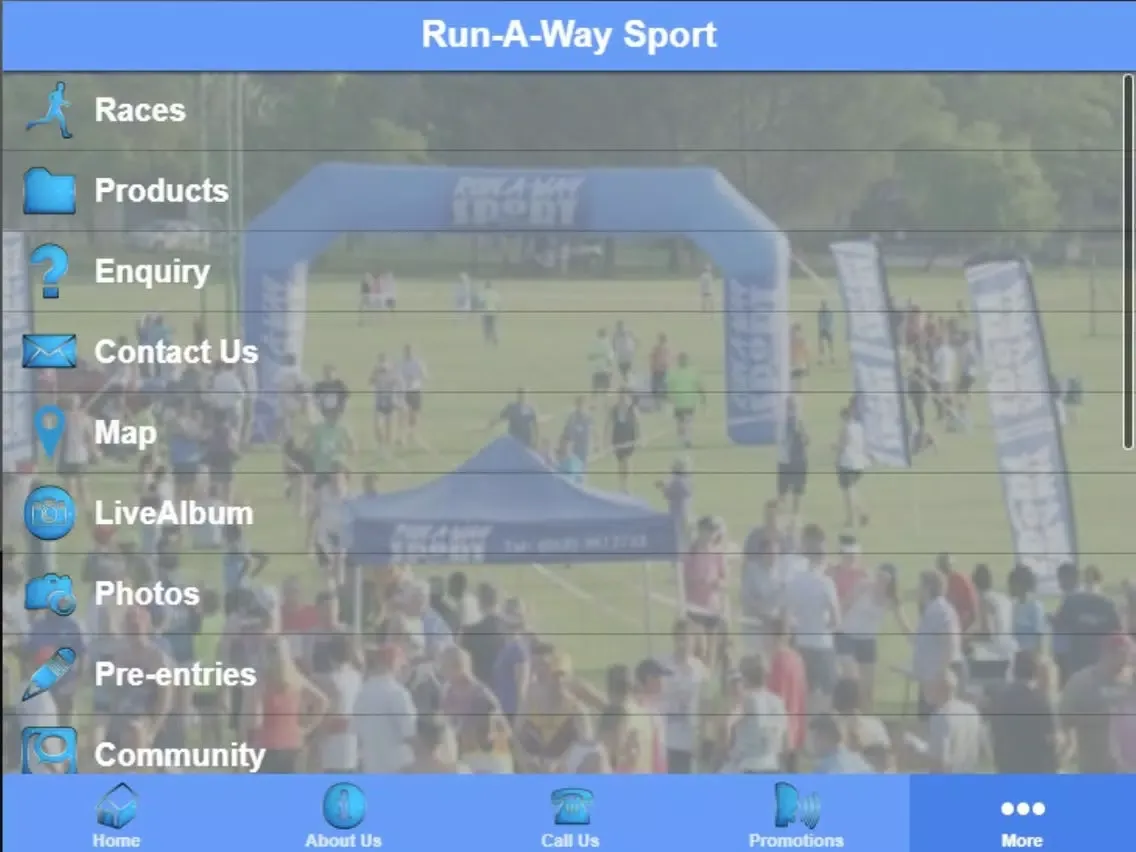 ภาพหน้าจอของ Run-A-Way Sport iPad 