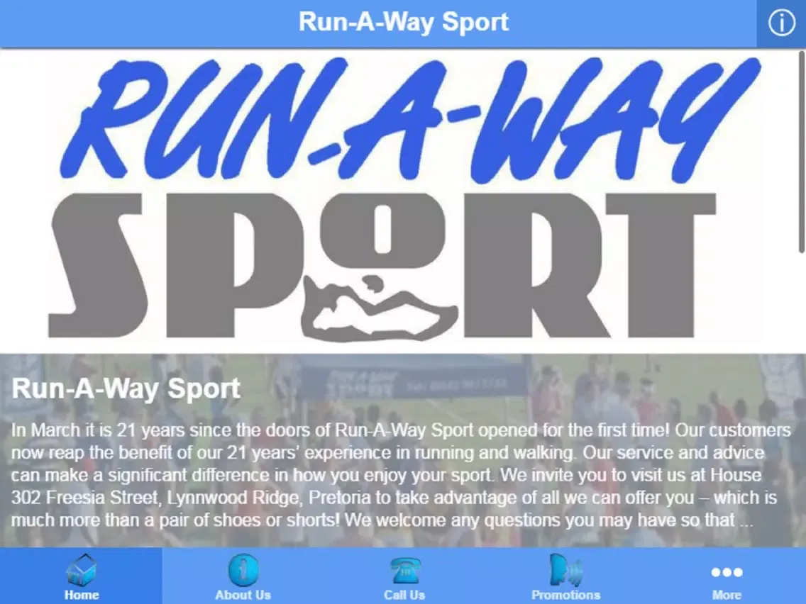 ภาพหน้าจอของ Run-A-Way Sport iPad 