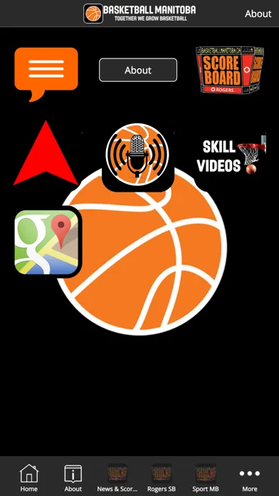 Basketball Manitoba Scoreboard Screenshots