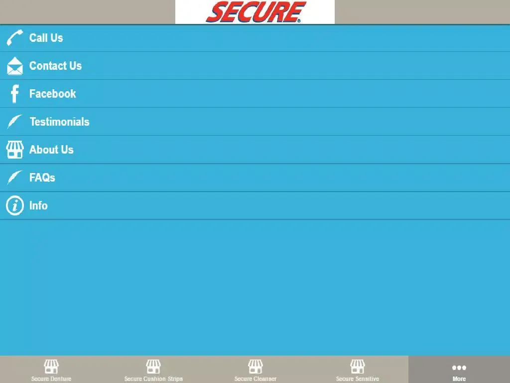 ภาพหน้าจอของ Secure Denture iPad 