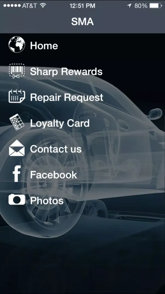 Sharp Mobile Auto Repair Screenshots
