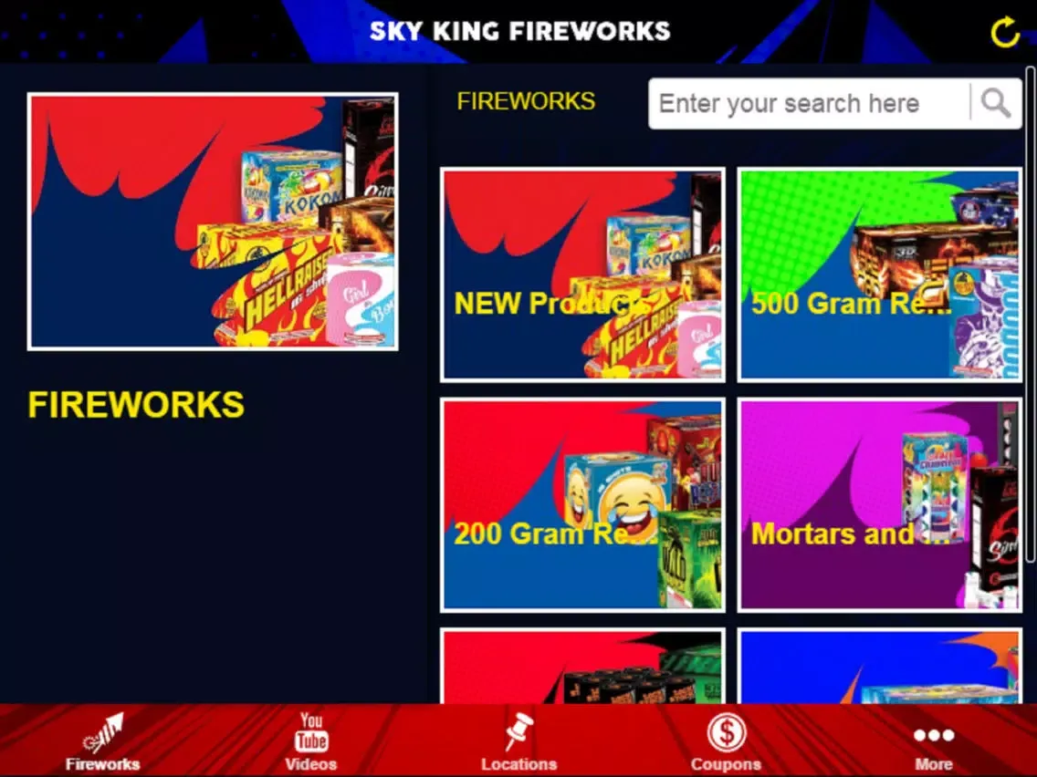 صور Sky King Fireworks iPad 