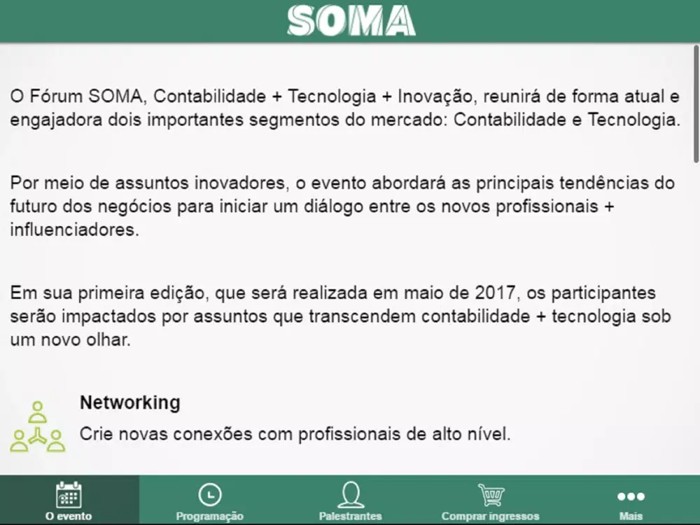 Zrzuty ekranu Soma - Fórum de Contabilidade iPad 
