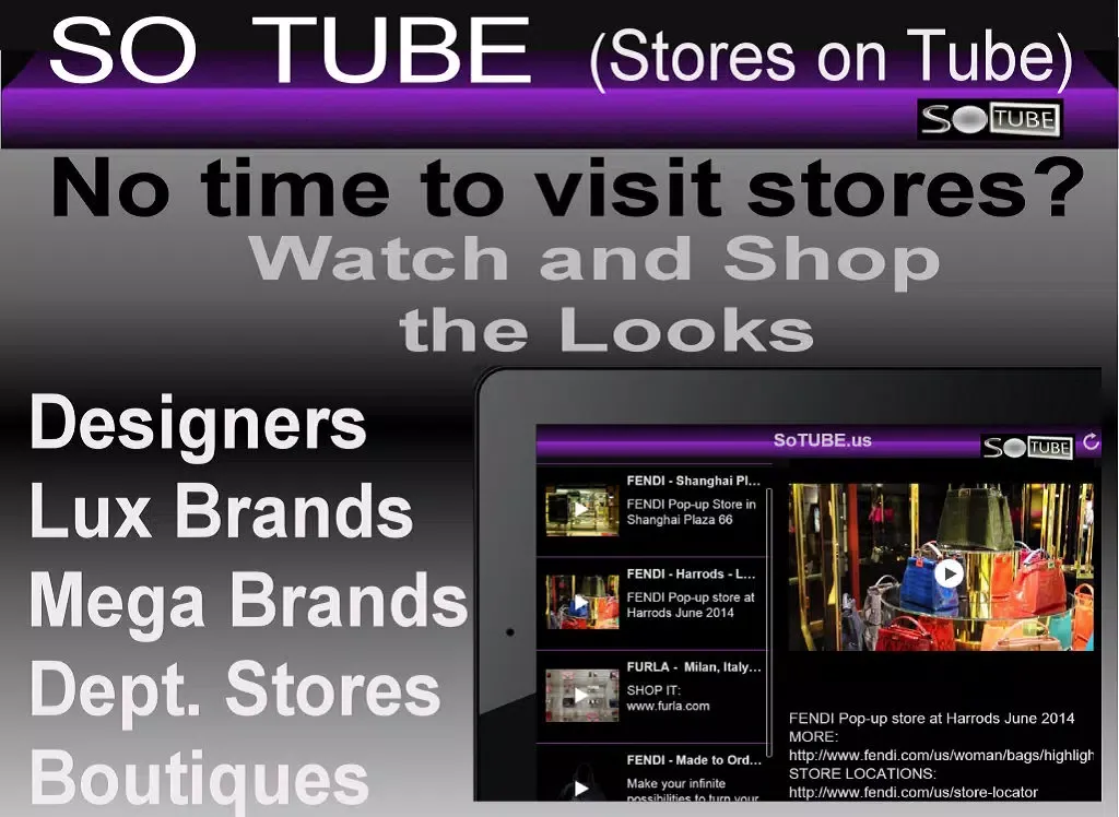 Zrzuty ekranu So TUBE -Luxury Shopping iPad 