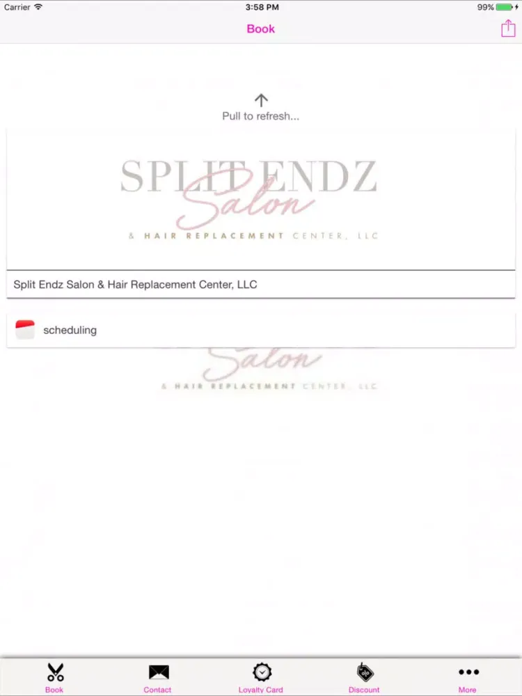 Split Endz Salon iPad  Screenshots