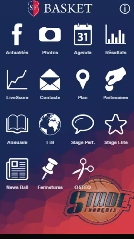 Stade Français Basket Screenshots