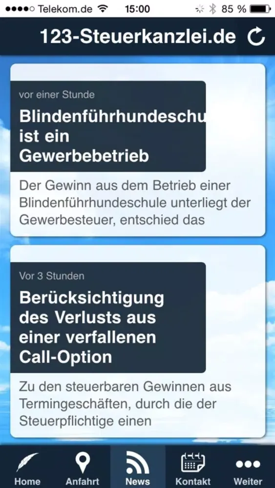 Tangkapan skrin Wittal Steuerberatungsgesellschaft mbH