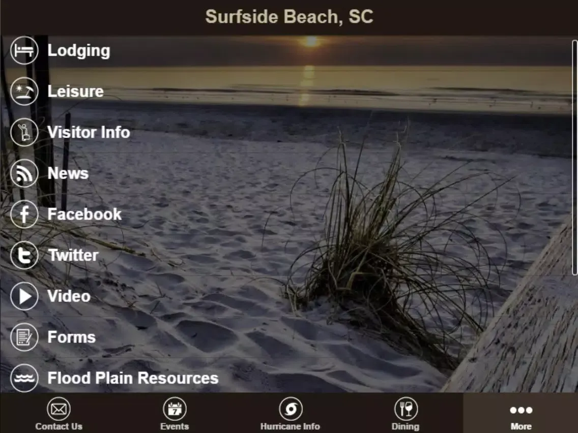 Capturas de tela do Town of Surfside Beach, SC iPad 
