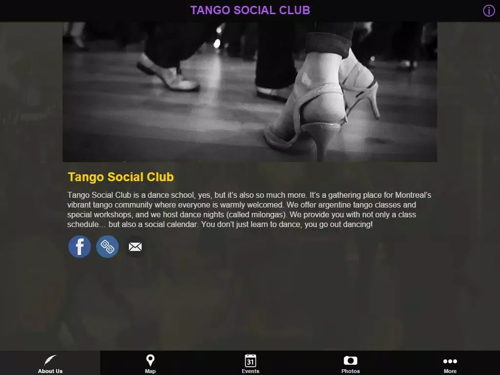 تصاویر Tango Social Club iPad 