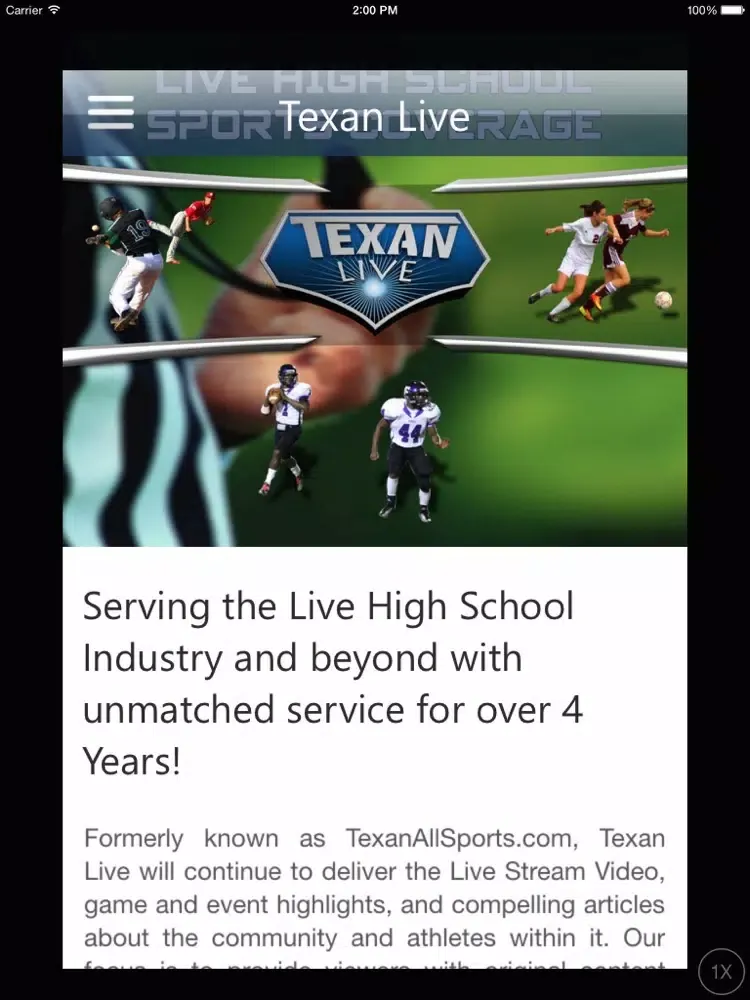 Texan Live iPad 應用截圖