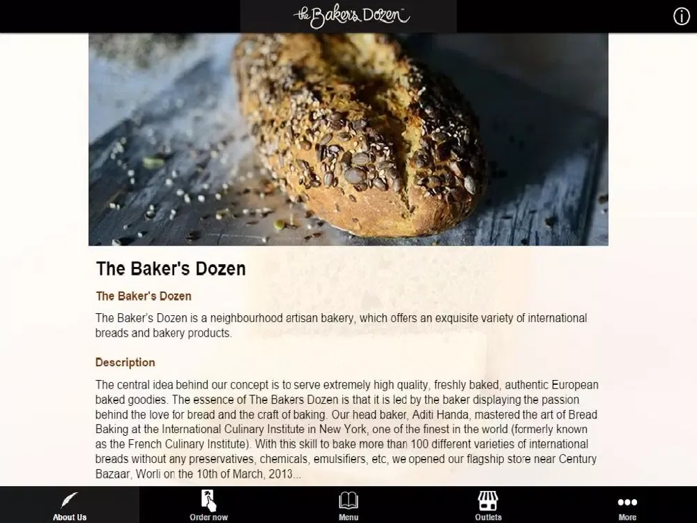 Capturas de pantalla de The Baker's Dozen iPad 