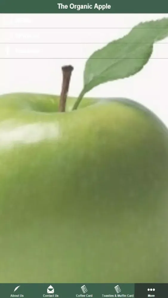 Ảnh chụp màn hình của The Organic Apple