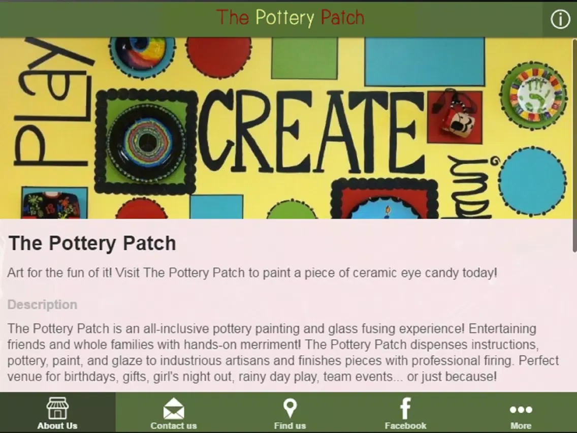 Capturas de tela do The Pottery Patch iPad 