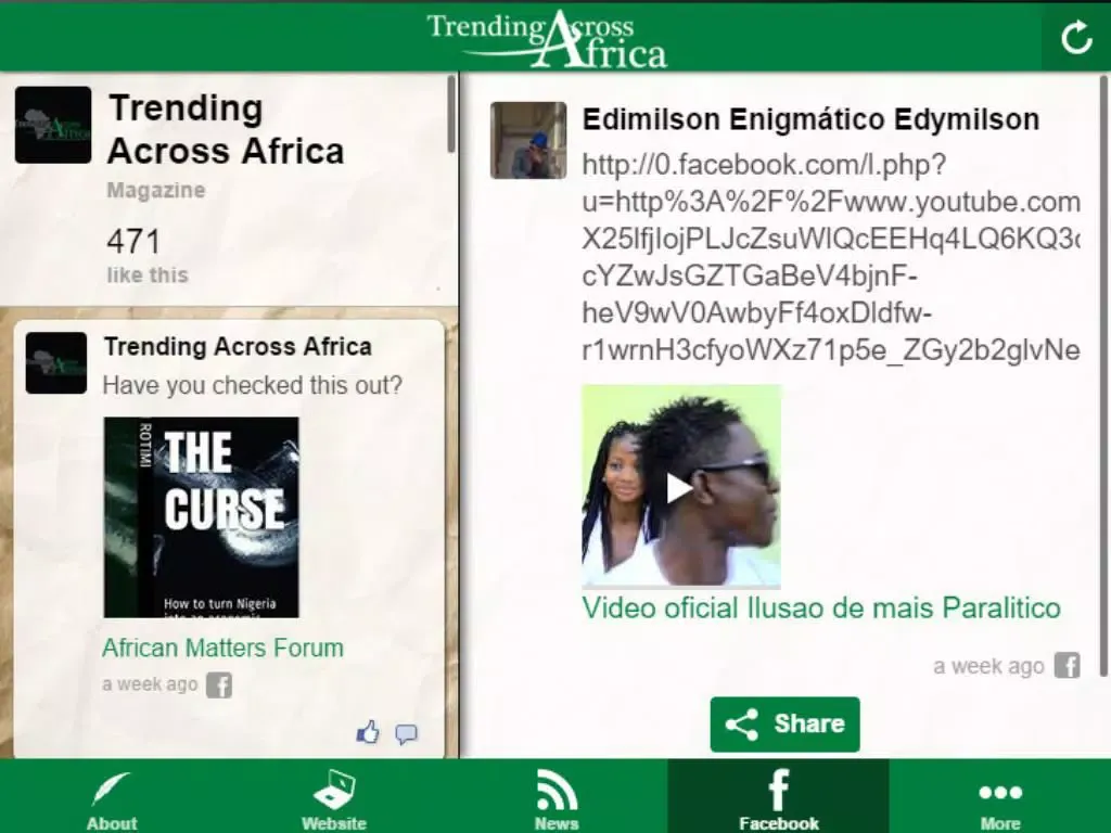 Trending Across Africa iPad  سکرین شاٹس