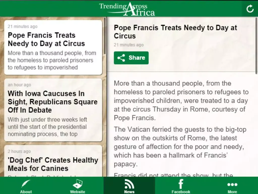 Trending Across Africa iPad  سکرین شاٹس