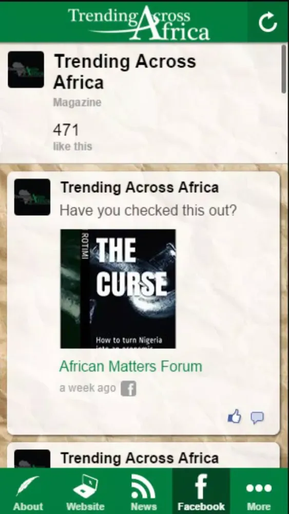 Trending Across Africa سکرین شاٹس