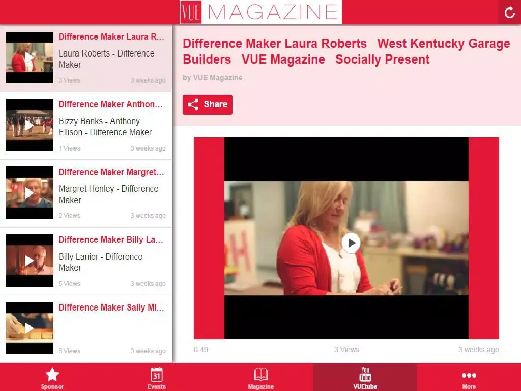 VUE Magazine 1.0 iPad  سکرین شاٹس