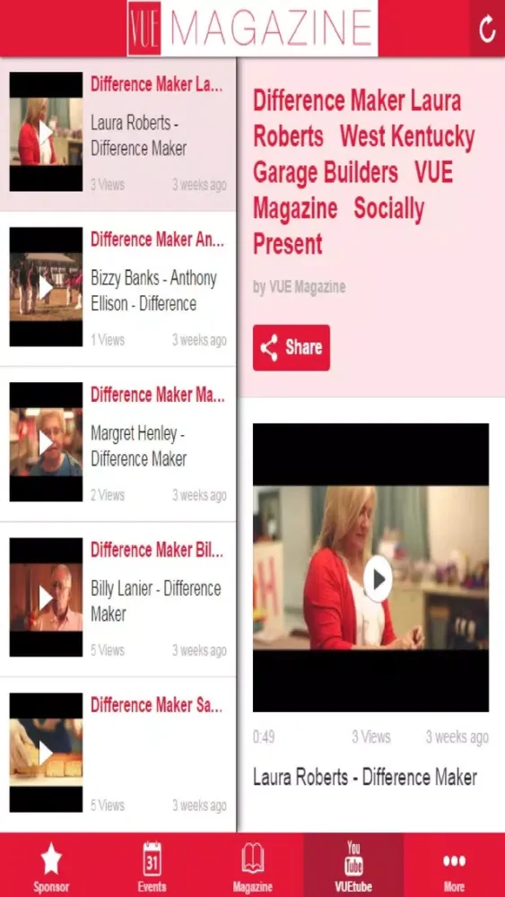VUE Magazine 1.0 سکرین شاٹس