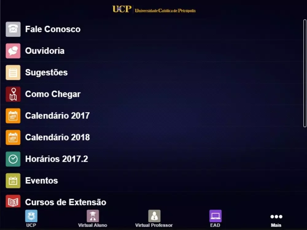 Capturas de pantalla de UCP Mobile iPad 