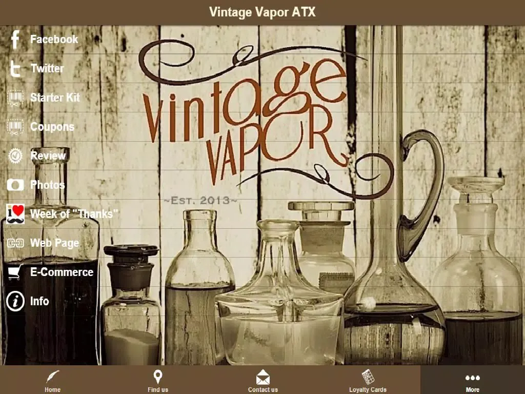 Captures d'écran de Vintage Vapor ATX iPad 