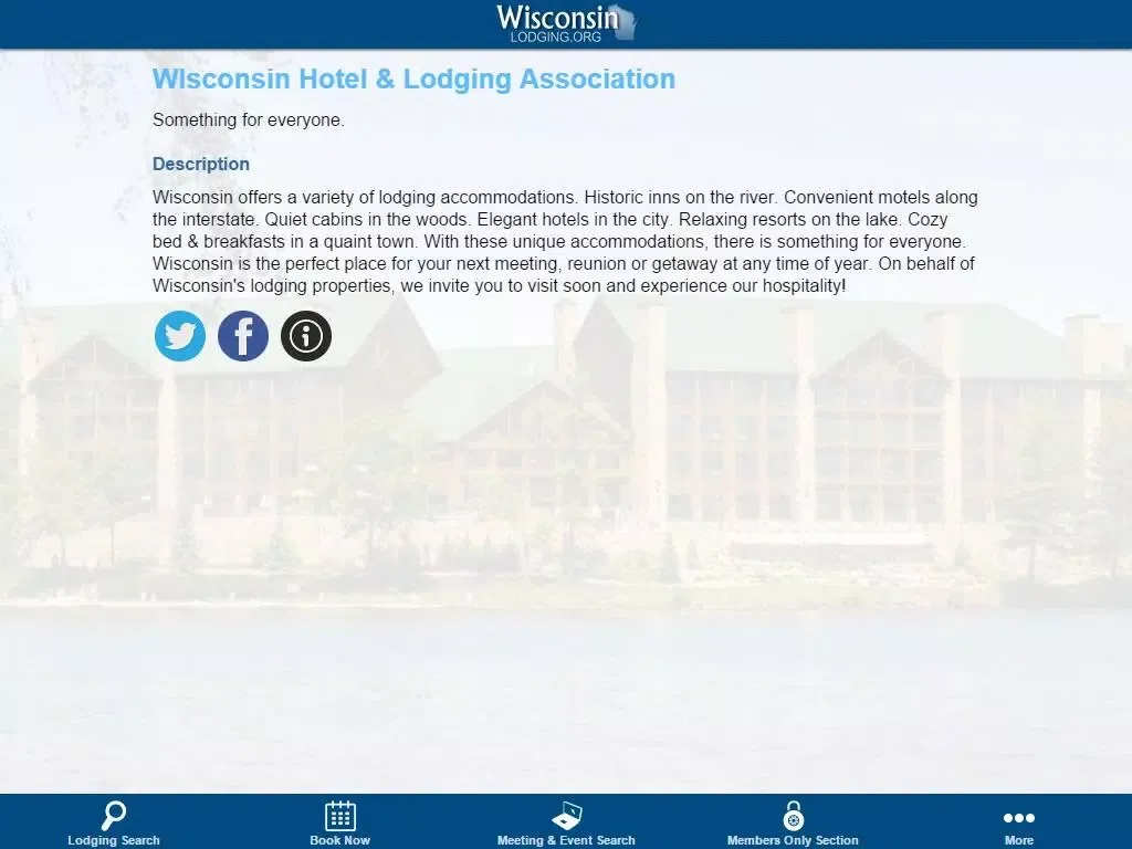 تصاویر Wisconsin Lodging iPad 