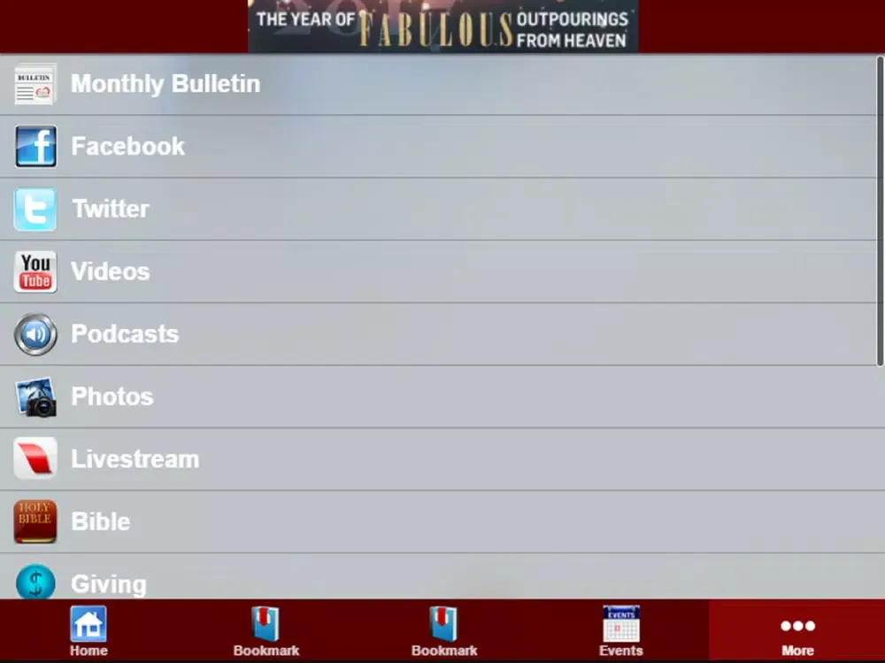 Word of Faith Toronto iPad  Screenshots