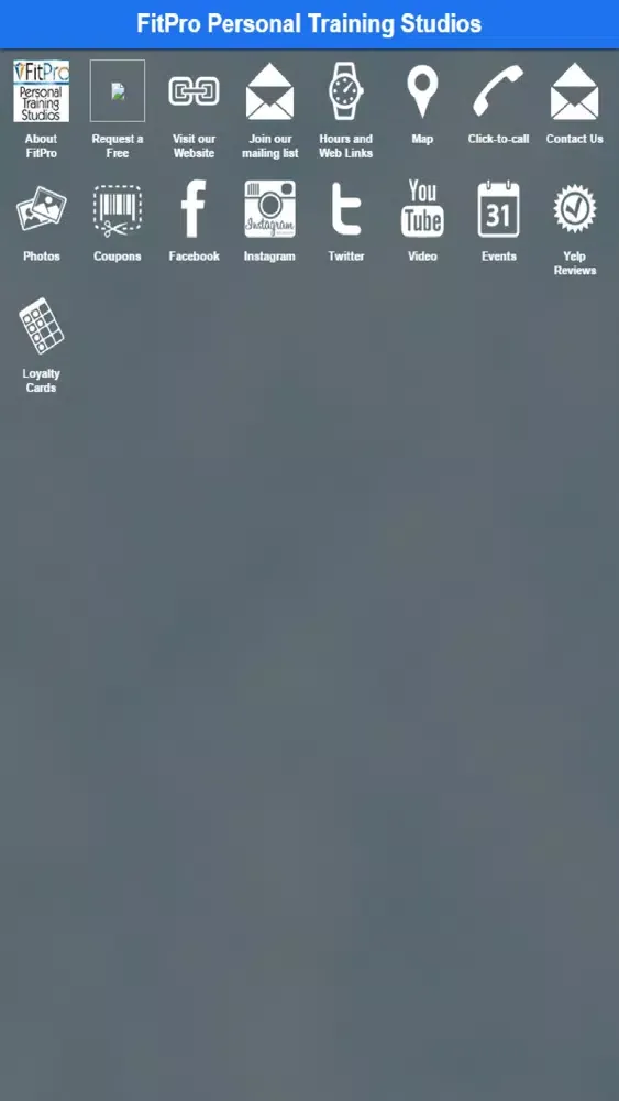 Screenshot di FitPro Personal Training Stu