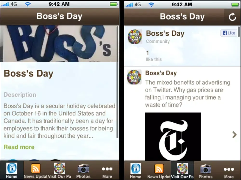 Boss's Day iPad  Ekran Görüntüleri