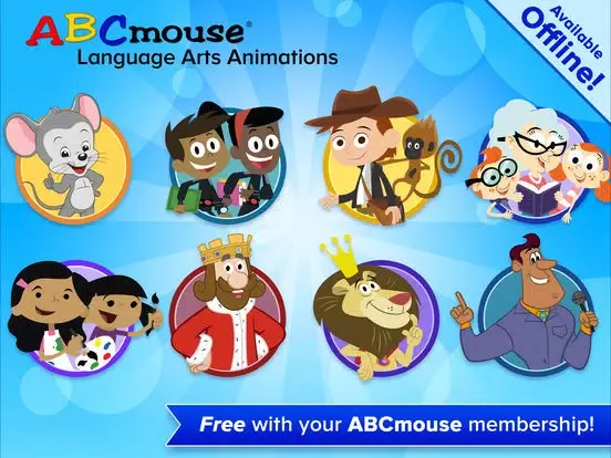 Captures d'écran de Language Arts Animations iPad 