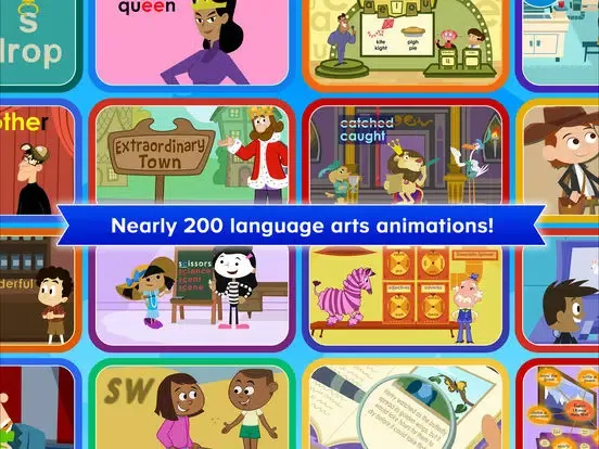 Captures d'écran de Language Arts Animations iPad 
