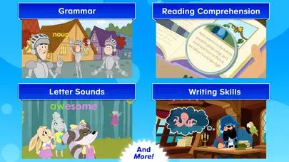 Captures d'écran de Language Arts Animations