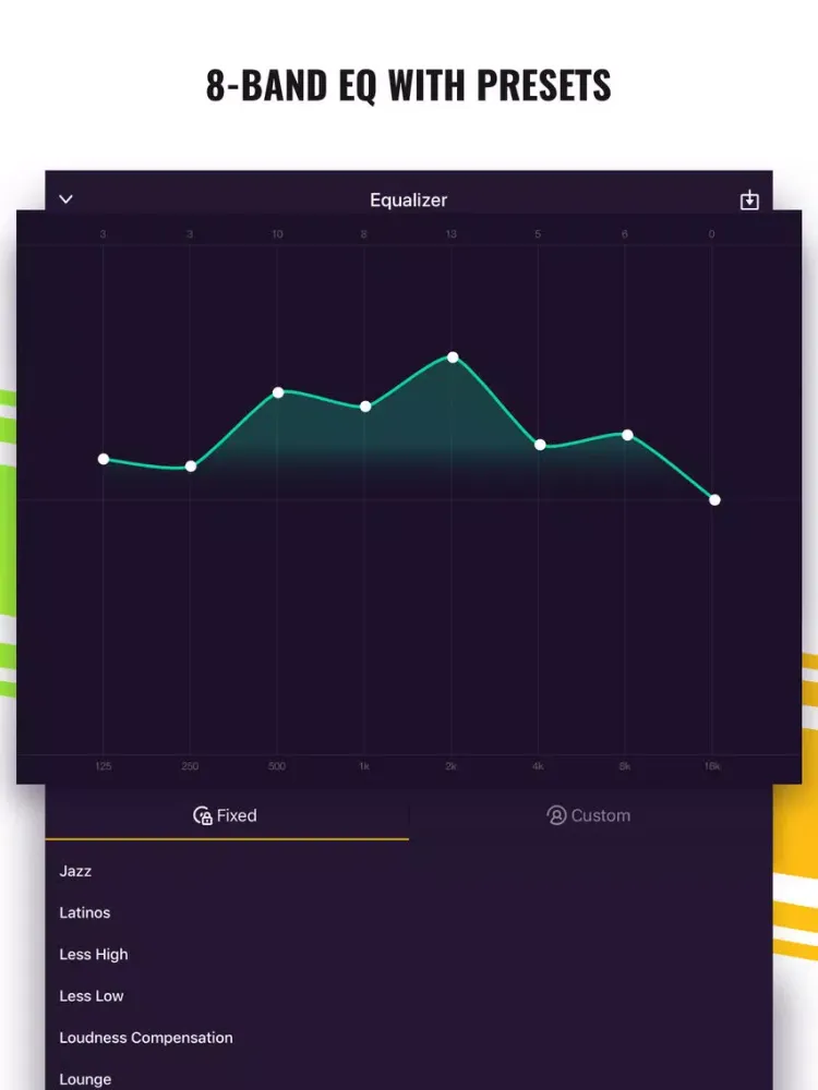 EQ Boost Player - Music Amp iPad  سکرین شاٹس