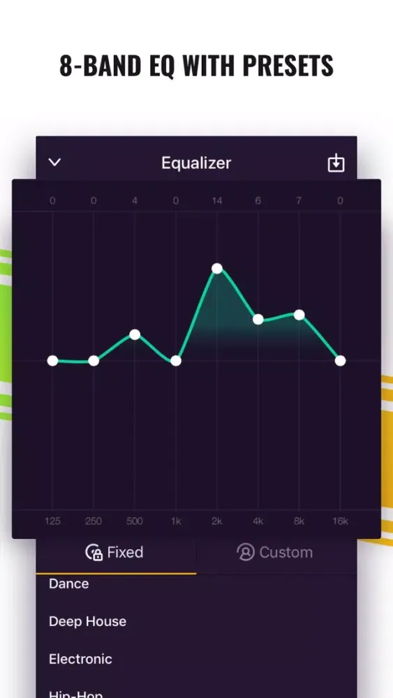 EQ Boost Player - Music Amp سکرین شاٹس