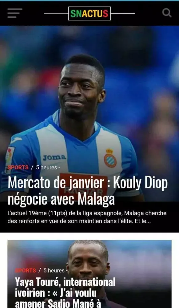 Sénégal Actualités Screenshots