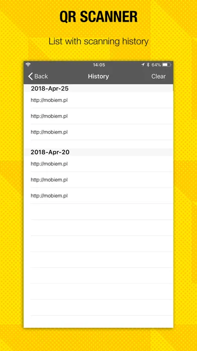 Capturas de tela do QR SCANNER - Reader for codes
