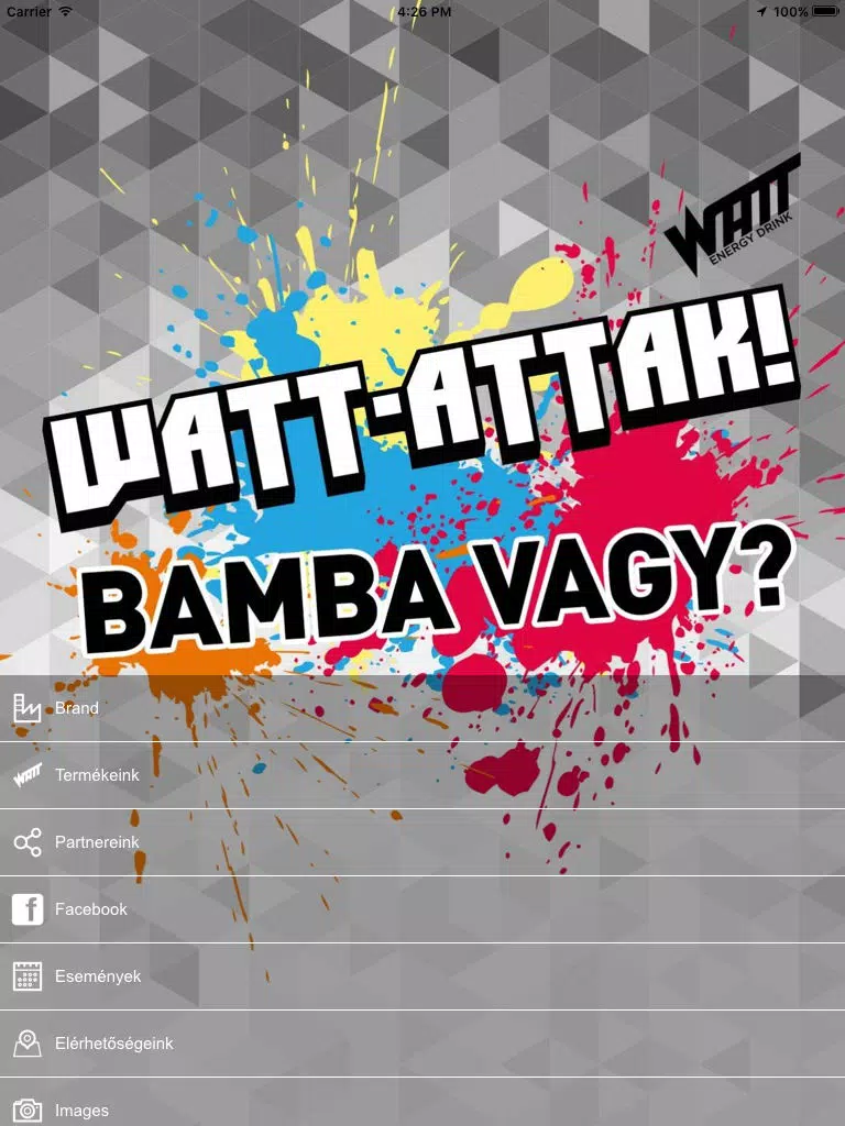 Watt's app iPad  스크린샷