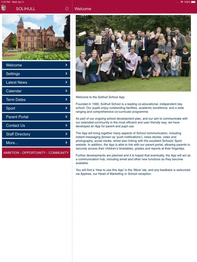 Solihull School iPad 应用截图