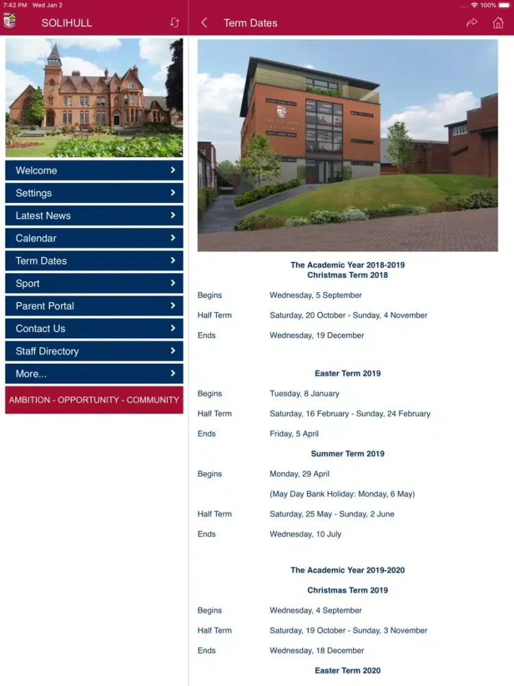 Solihull School iPad 应用截图