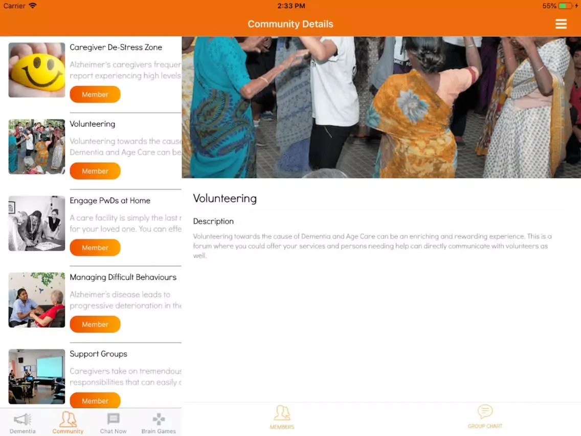 صور DemKonnect - Dementia Care App iPad 