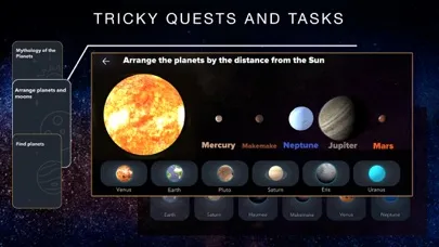 ภาพหน้าจอของ 3D Solar System - Planets View