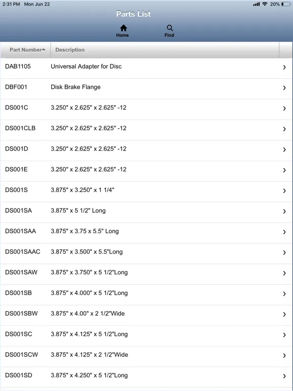 Tangkapan skrin Axle Surgeons Mobile iPad 