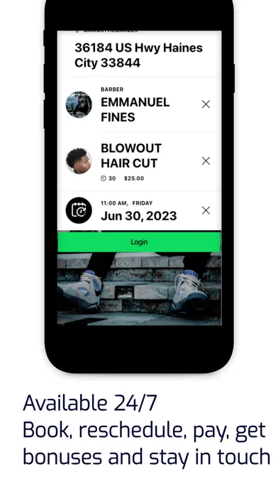Tangkapan layar Bambii the barber