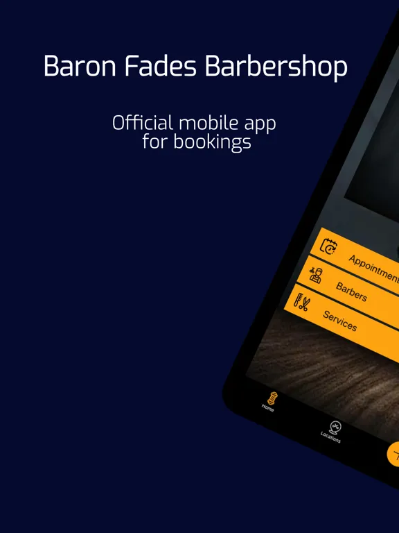 Zrzuty ekranu Baron Fades Barbershop iPad 