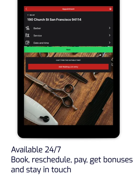 Zrzuty ekranu BeliSf iPad 